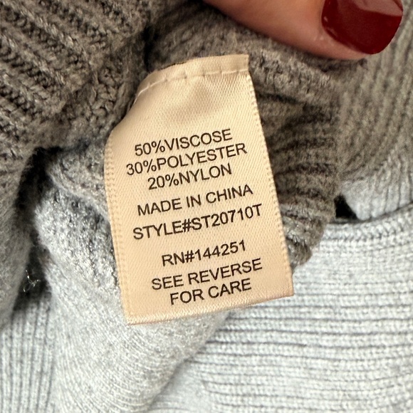 Sincerly Jules Cropped Sweater in grey size L - Picture 3 of 6
